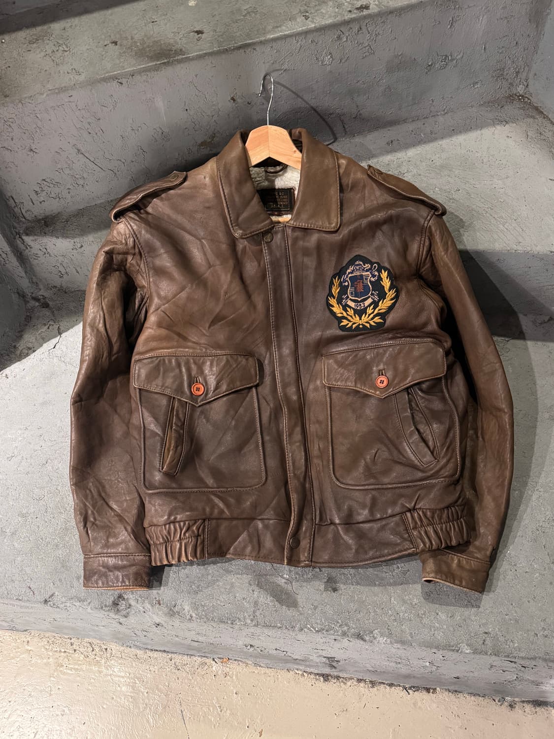 USAF 타입 A-2 양가죽 봄버 레더자켓  상품이미지1