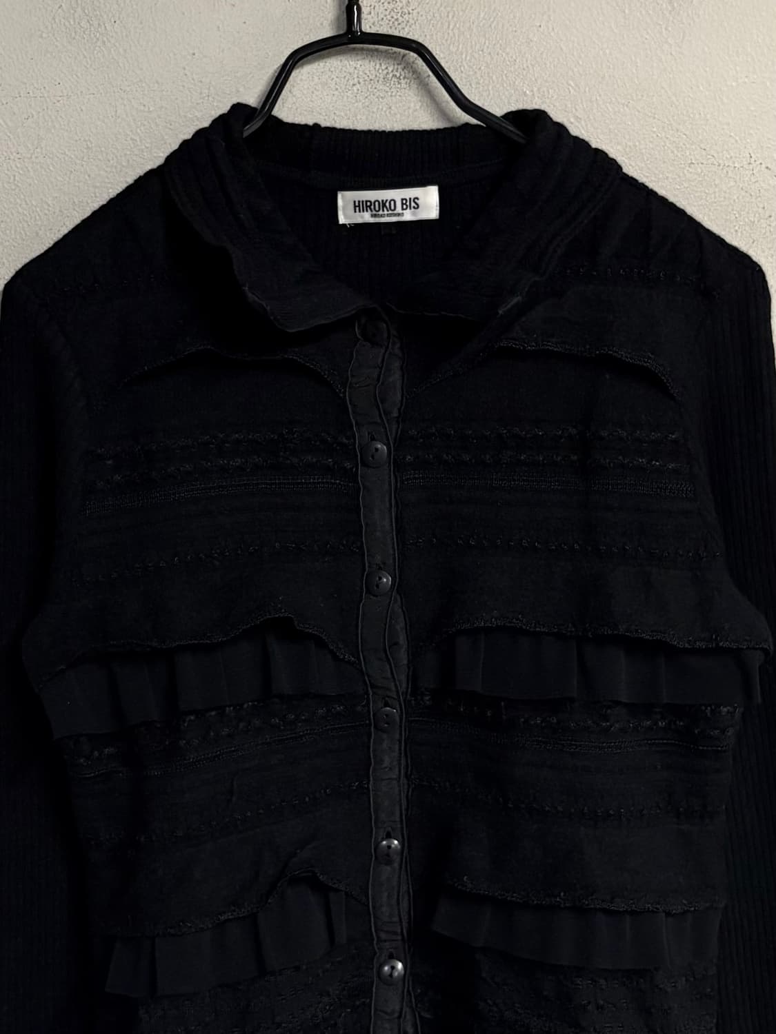 HIROKO BIS ruffle layered cardigan  상품이미지3