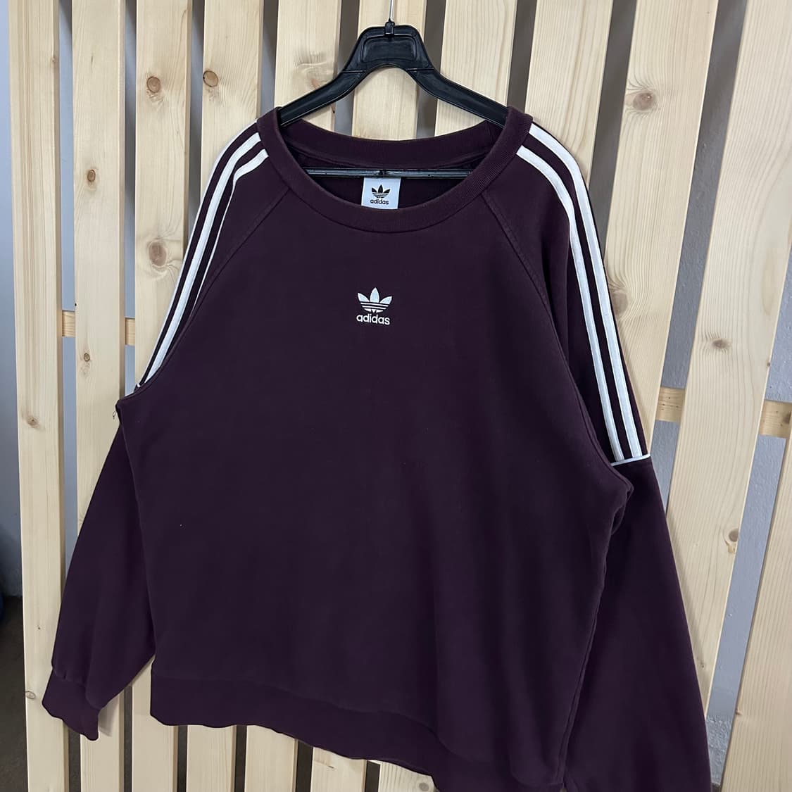 (XL) 아디다스 퍼플 맨투맨 상품이미지2