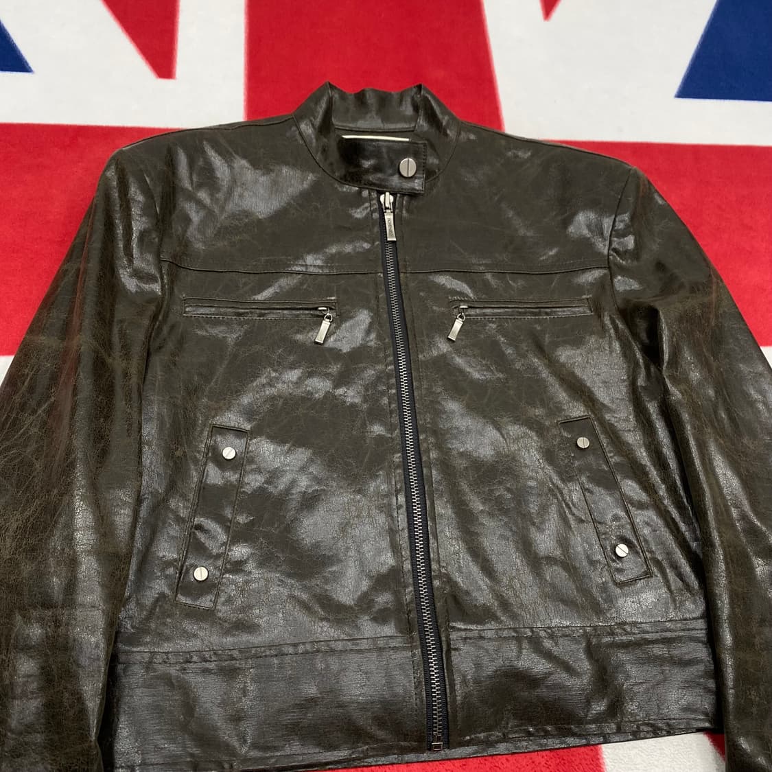 보헤미안서울 레더자켓 브라운 one size  상품이미지4