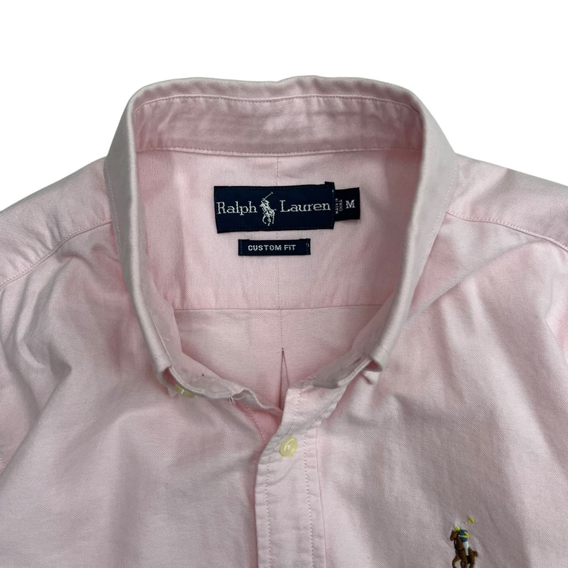 폴로 랄프로렌 옥스포드 딸기우유맛 셔츠 M 상품이미지5