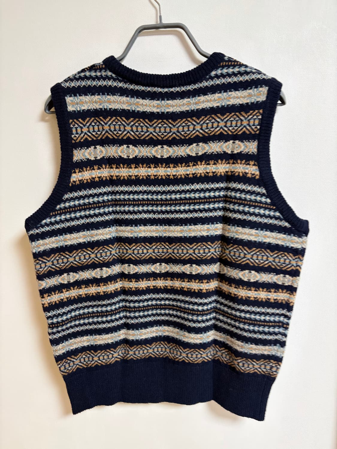 [L]부기홀리데이 페어아일 니트 베스트 상품이미지2