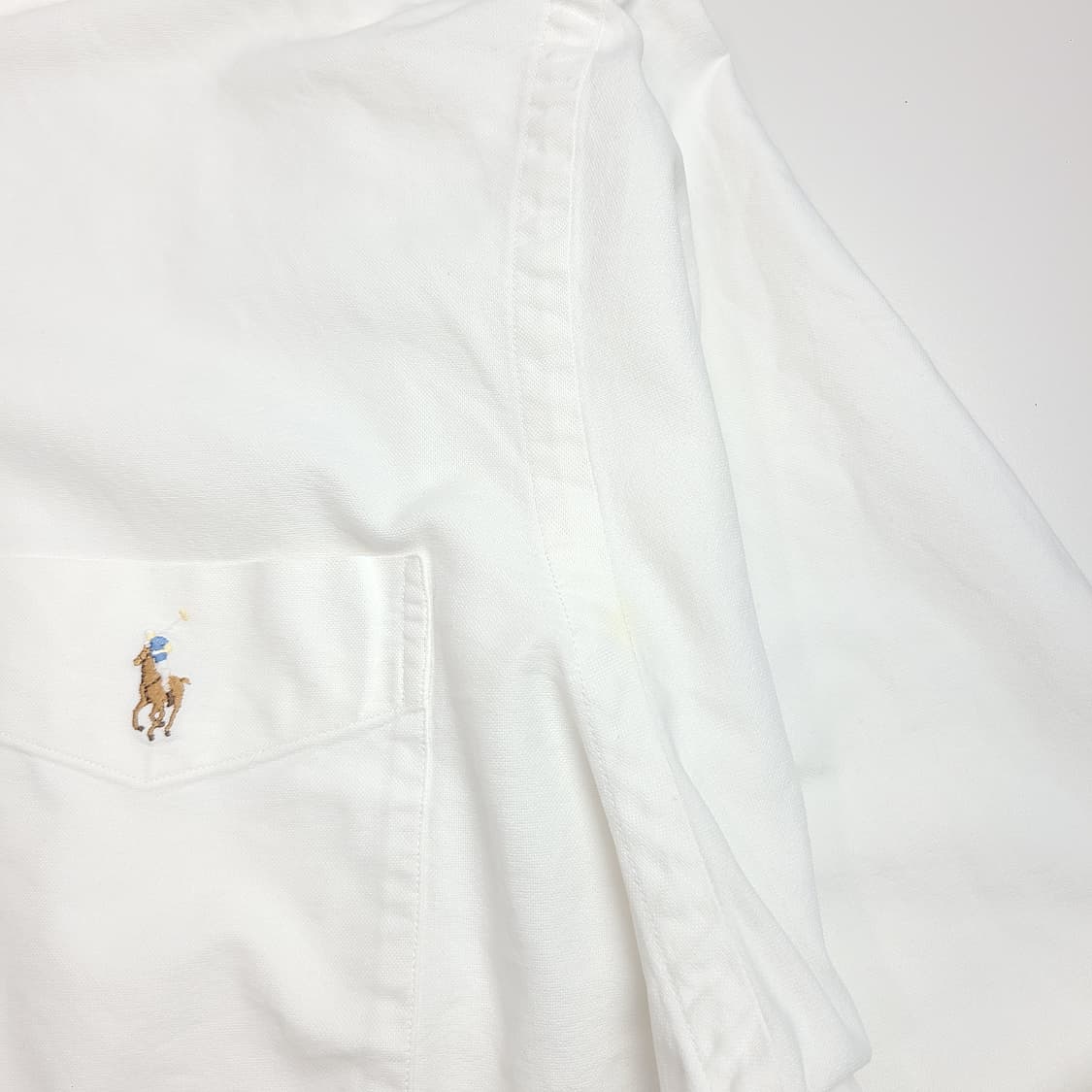 택포]폴로 화이트 셔츠 2XL 상품이미지4