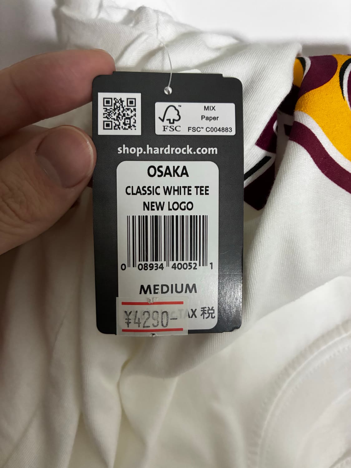 오사카 하드락 티셔츠 [m] 상품이미지2