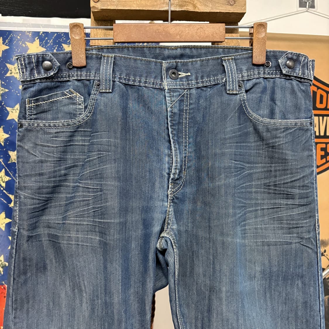 리바이스 514 워크웨어 페이딩 슬림 스트레이트 데님팬츠 N188 상품이미지3