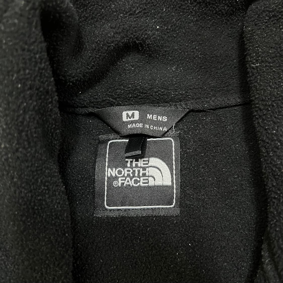 노스페이스 배색 플리스 후리스 집업자켓 [블랙] M/95 상품이미지5