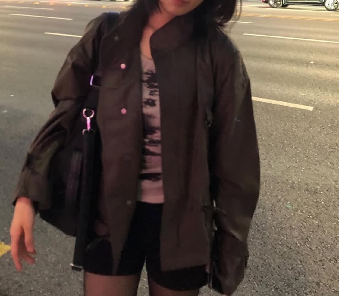 보헤미안서울 필드 사파리 하프 자켓 카키브라운 상품이미지1
