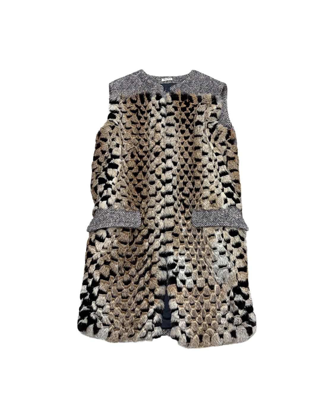 미우미우 2009F/W 래빗 퍼 트리밍 롱 베스트 상품이미지2