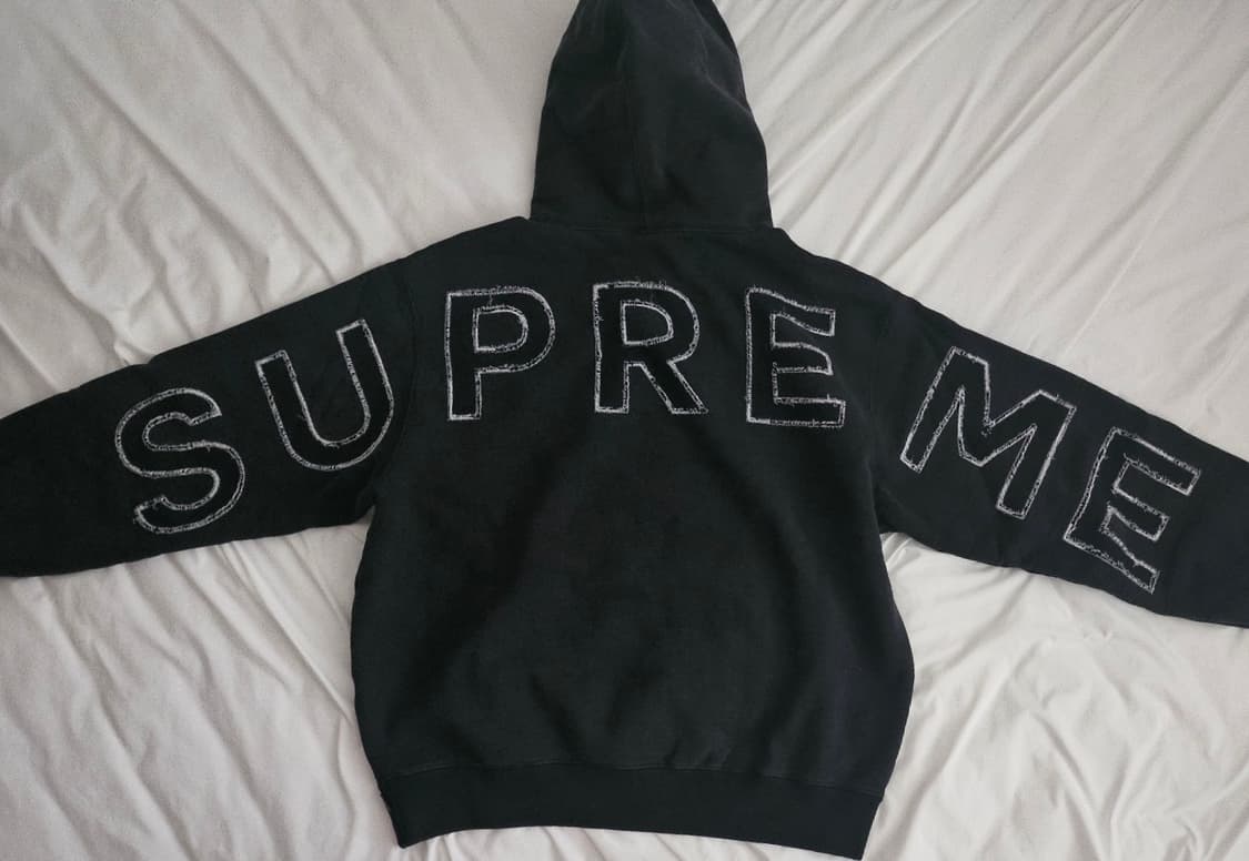 (급처)슈프림 프레이드 후드 블랙-25ss M사이즈 (새상품) 상품이미지3