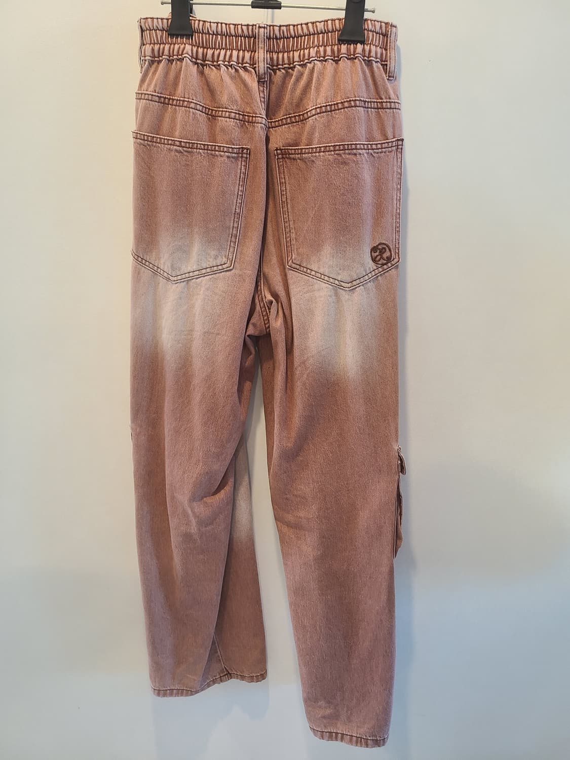 엑스톤즈 파스텔 데님 카고팬츠(pink) 상품이미지2
