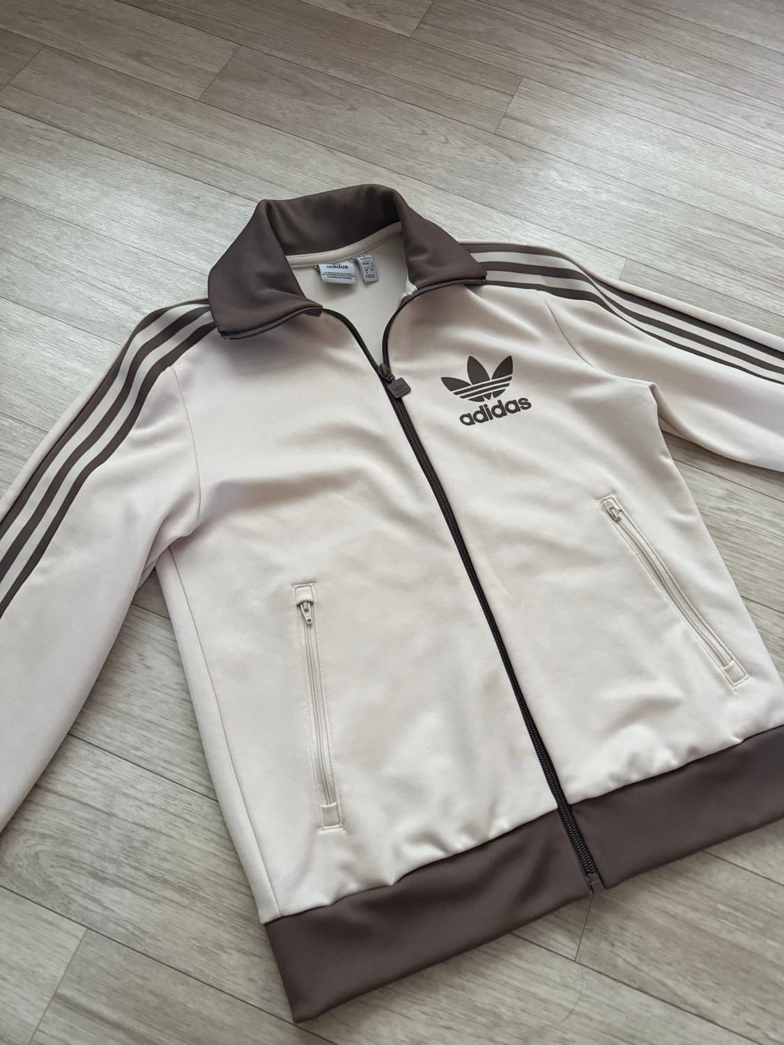 아디다스 베켄바우어 트랙탑 - 원더화이트:트레이스브라운 s 상품이미지1