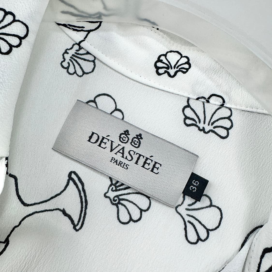 데바스테 프린트 셔츠 블라우스 상품이미지2