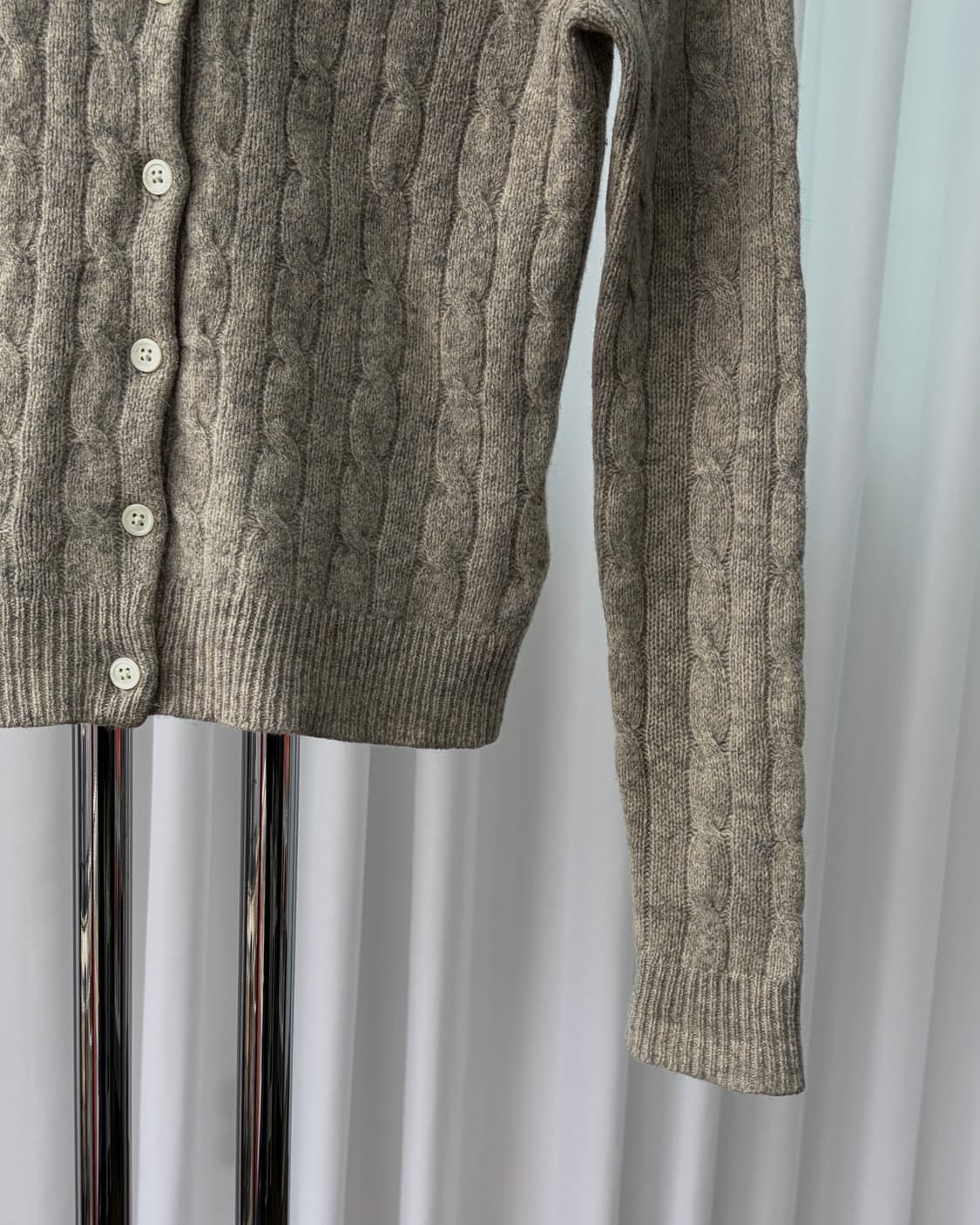 [XS]폴로 랄프로렌 캐시미어 혼방 케이블 니트 가디건 상품이미지5