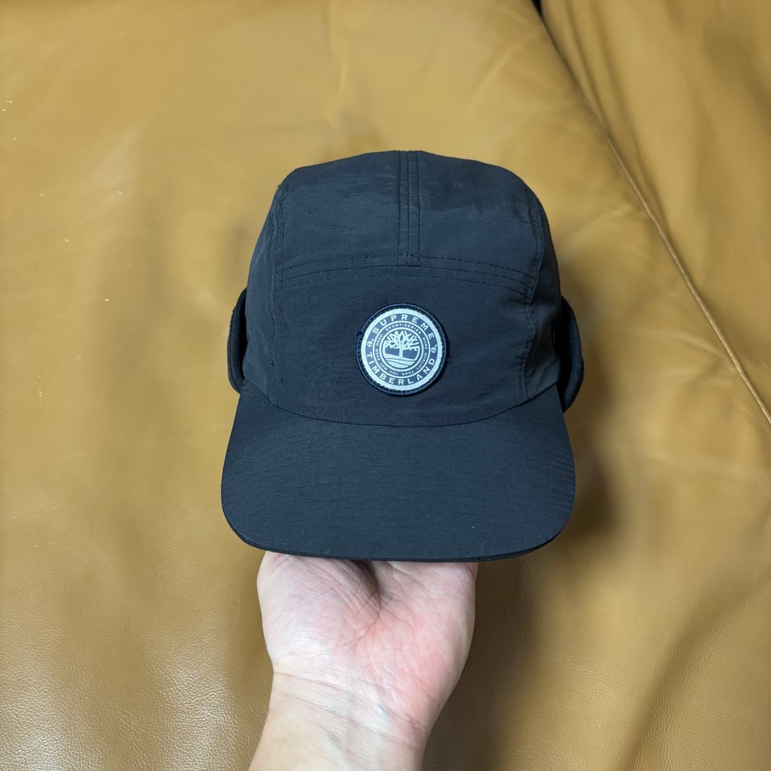 슈프림 팀버랜드 투인원 이어플랩 캠프캡 모자 블랙 상품이미지4