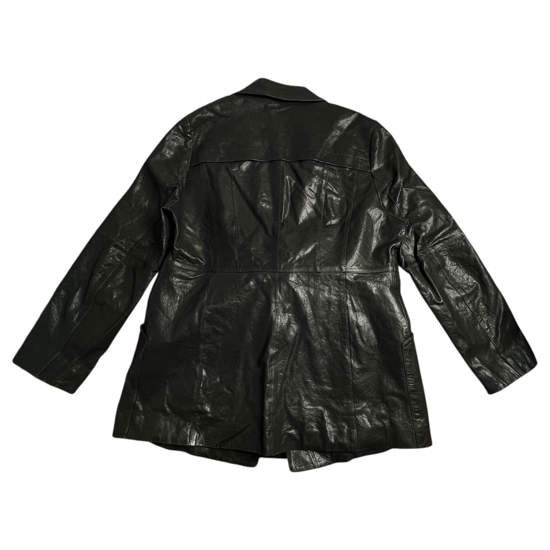 Olivia Lauren 투버튼 레더 블레이저 상품이미지2