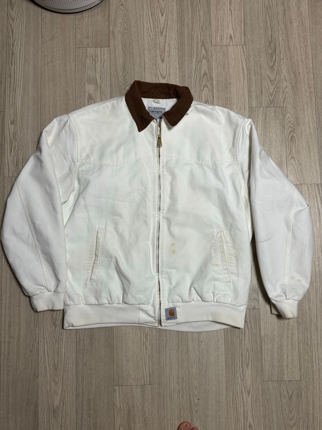 칼하트 디트로이트 산타 페 자켓 디어본 캔버스 아이보리 상품이미지2