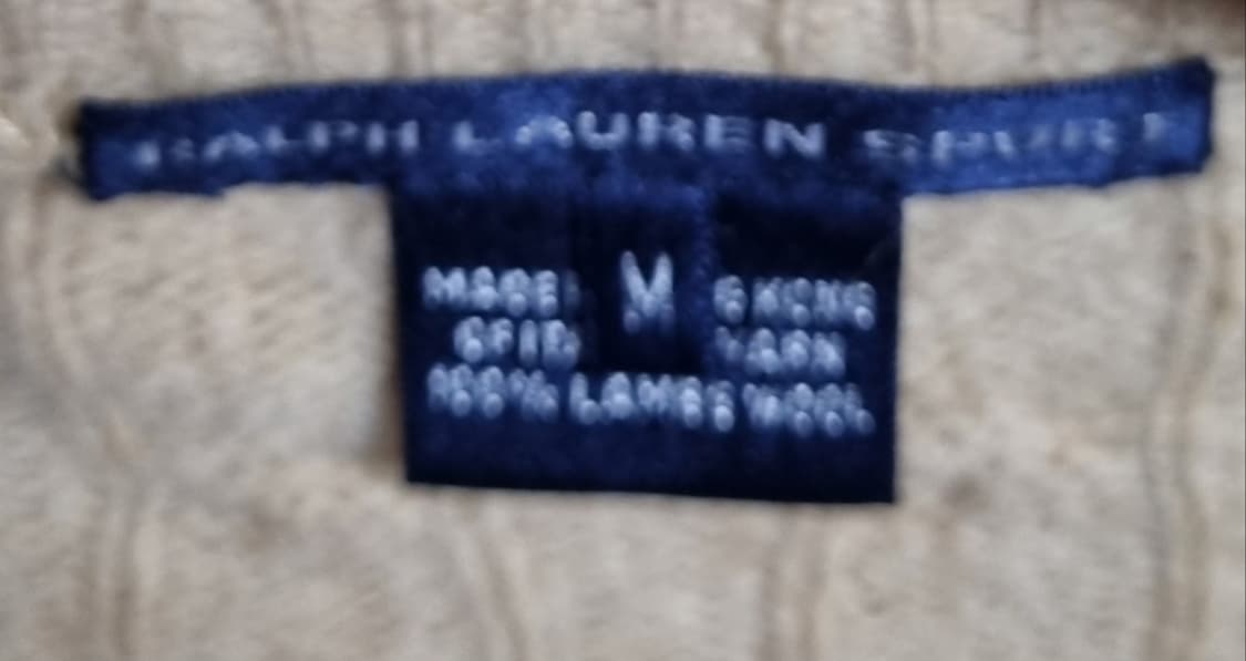 실측 XS (44) 폴로 진베이지 꽈배기 니트 가디건 상품이미지3