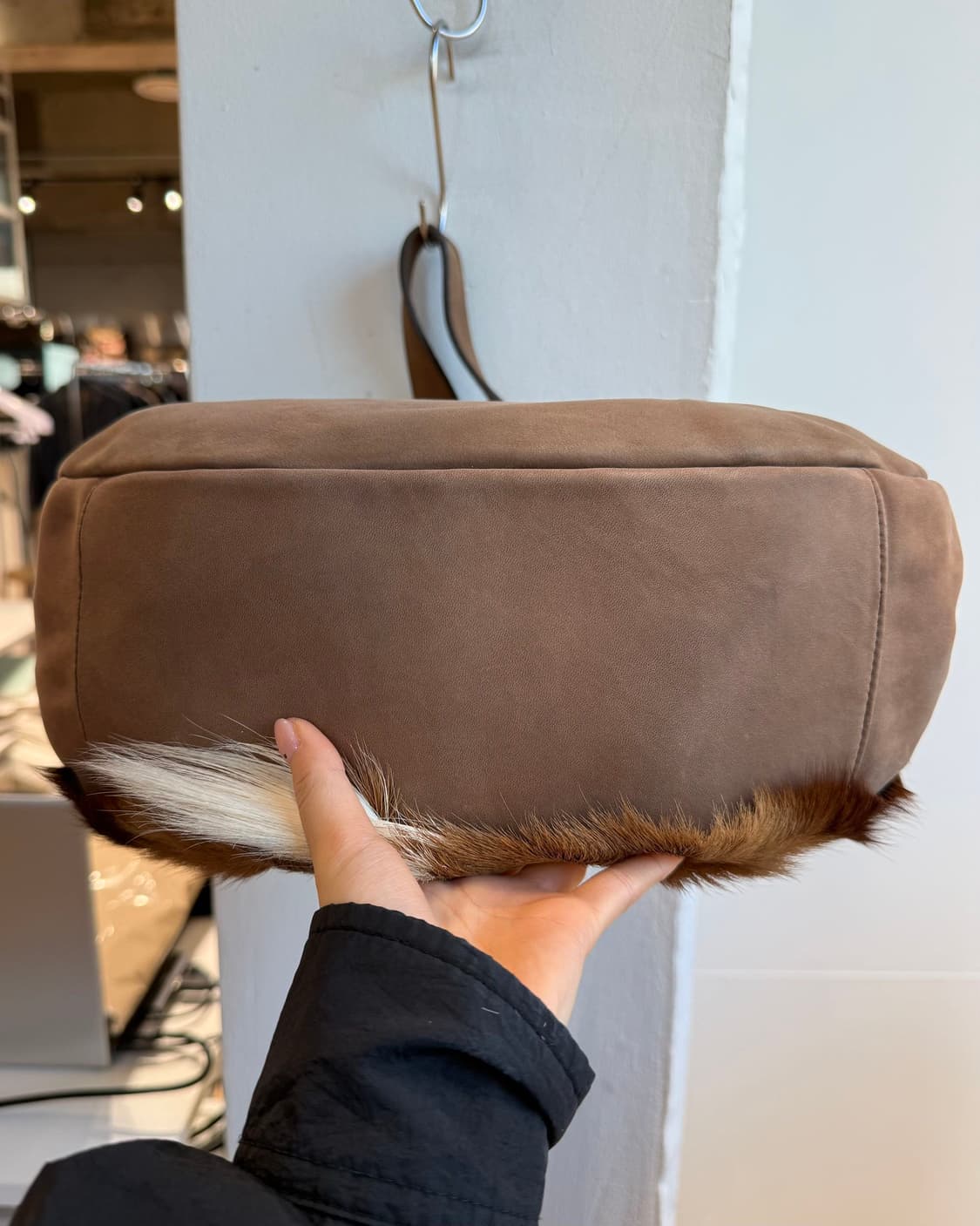 쌈지 브라운 송치 숄더백  상품이미지7