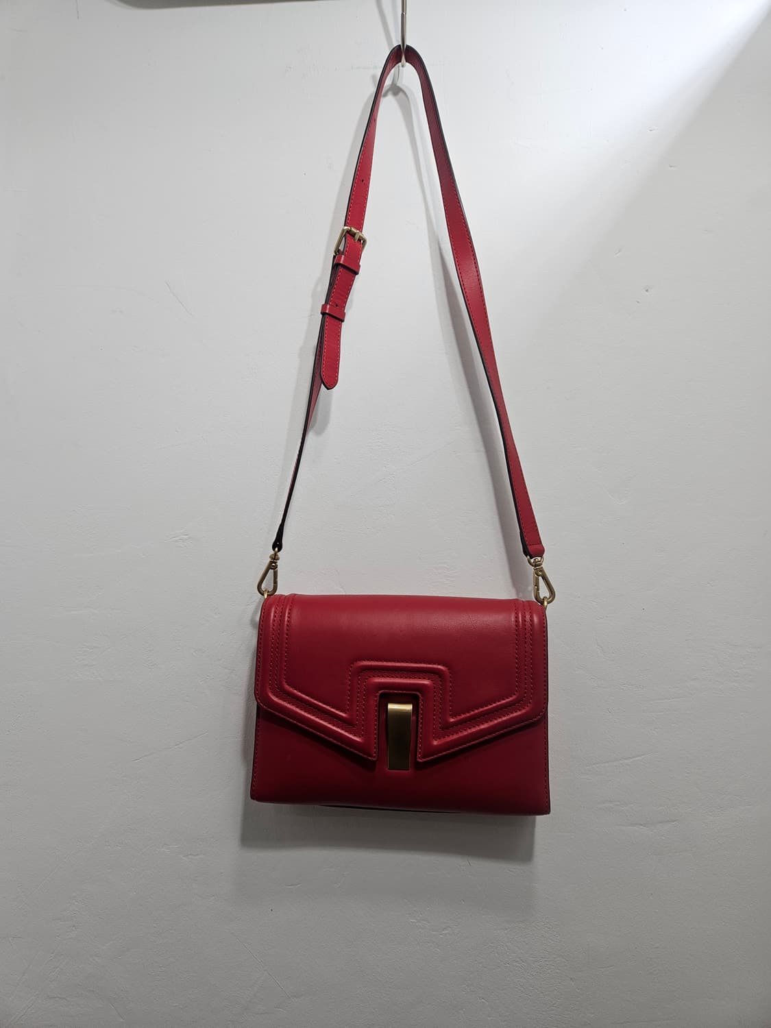 조이그라이슨(JOY GRYSON) 나오미백 레드 컬러 크로스백 상품이미지1