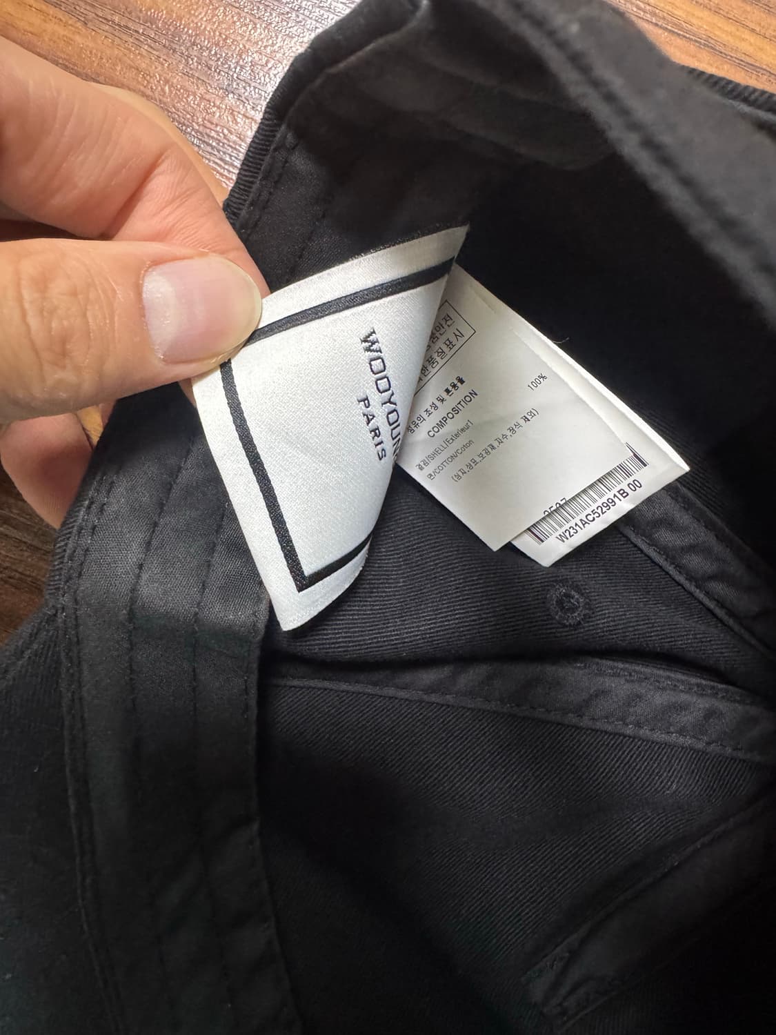 우영미 파리 자수 볼캡 상품이미지4