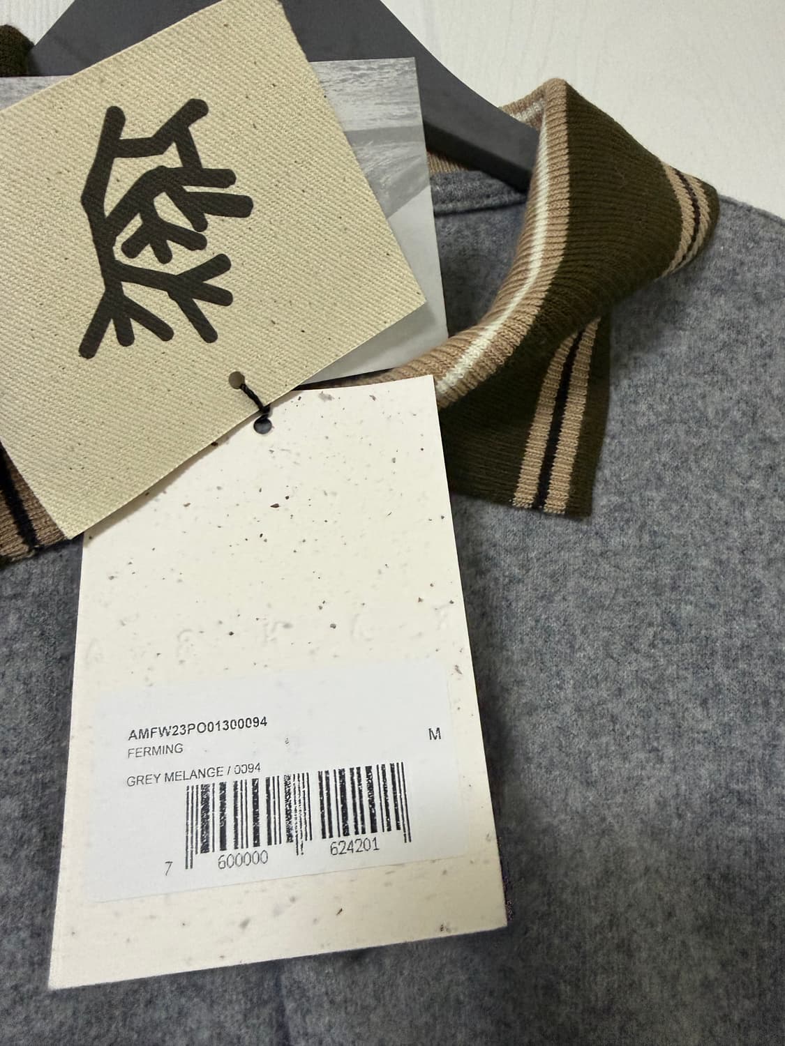 Ranra 란라 그레이 퍼밍 폴로셔츠 M 상품이미지3