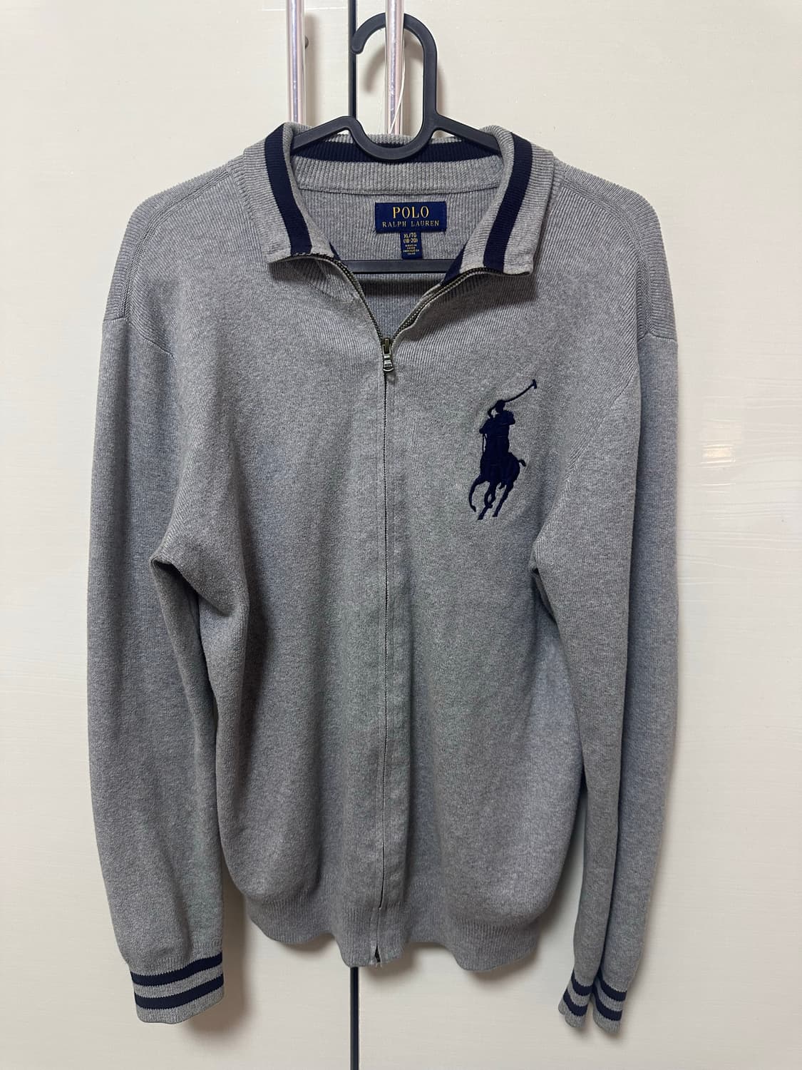 폴로 빅포니 니트 집업 상품이미지1