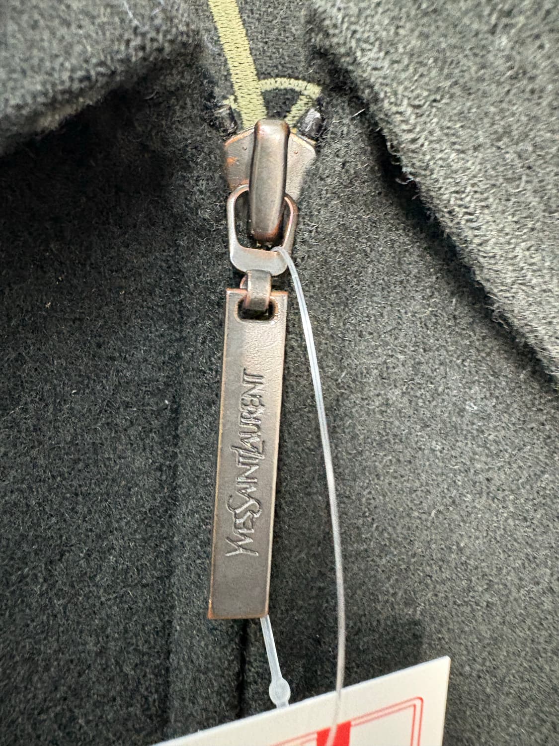 입생로랑 블랙 울 집업 자켓 A3210 상품이미지4