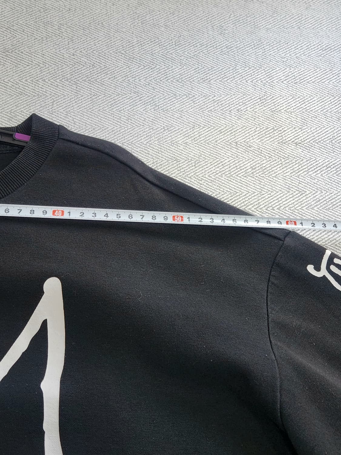 [90] 장미셸바스키아 스트링 맨투맨 여성 90-95사이즈 상품이미지9