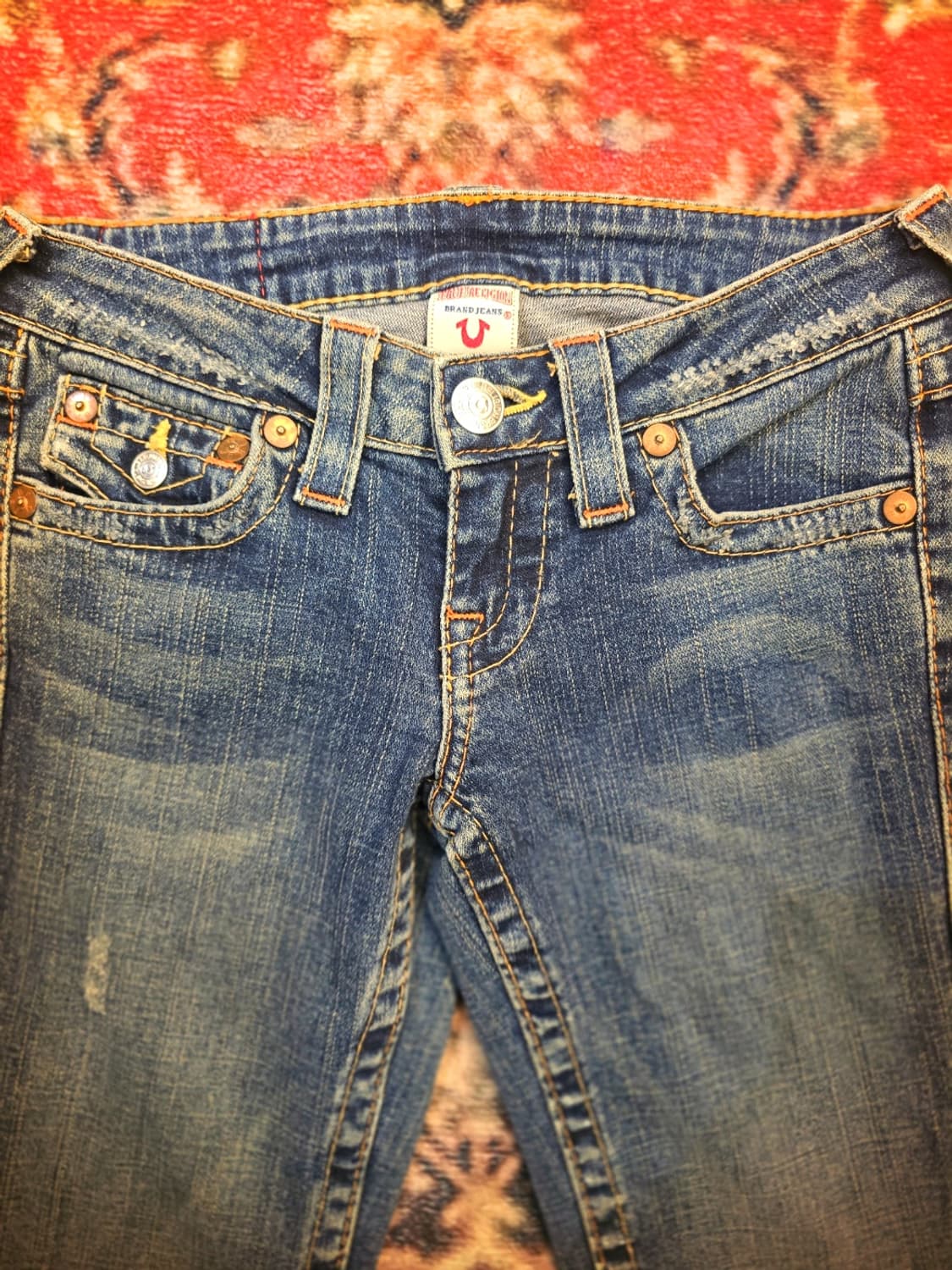 트루릴리전 레인보우 조이 부츠컷 데님 진 상품이미지2