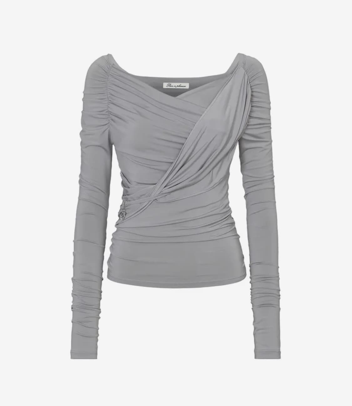 페인오어플레져 DRAPED OFF SHOULDER TOP 상품이미지1