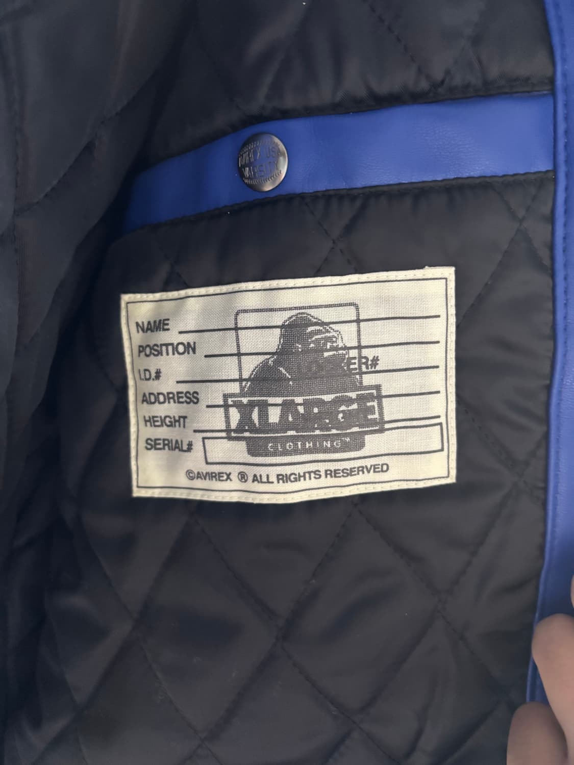 아비렉스 엑스라지 레더 자켓 상품이미지5