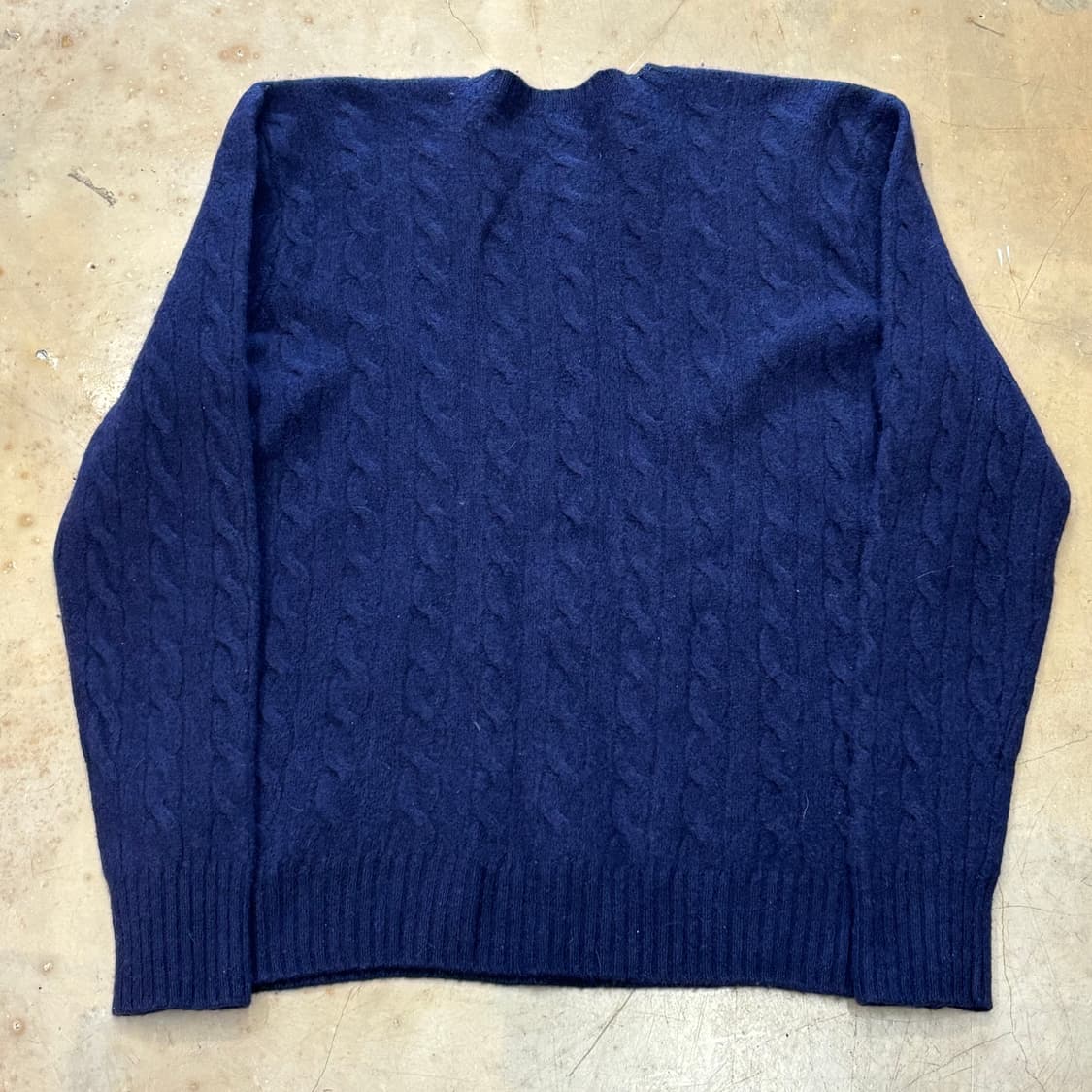 M 폴로랄프로렌 여성용 네이비 니트 맨투맨 상품이미지3