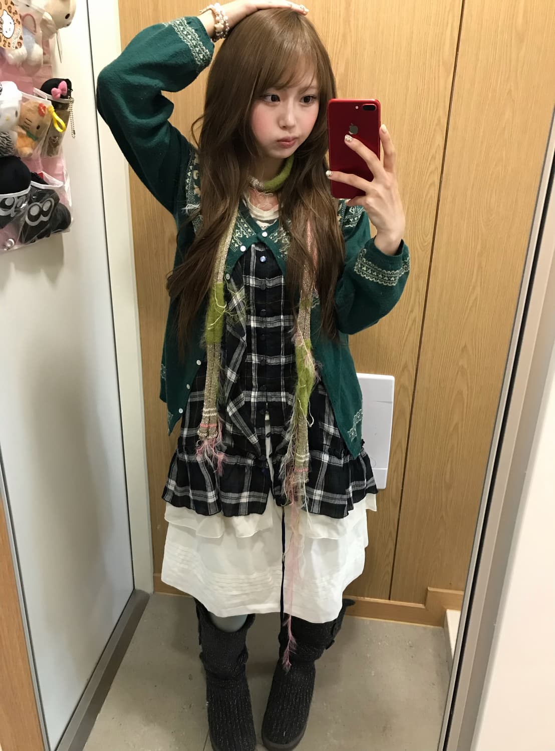 어스뮤직 청록 토끼 데일리 모리걸 니혼진 코디세트 상품이미지2