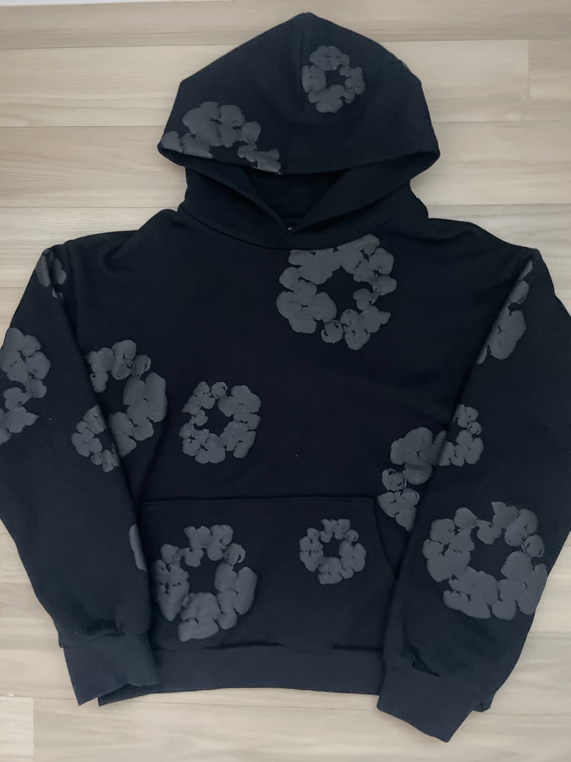 데님티어스 모노 코튼 스웻 후드 상품이미지1