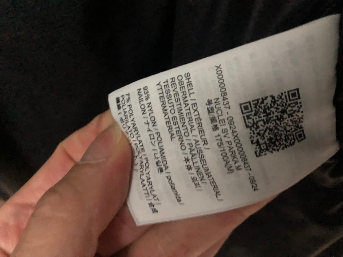 아크테릭스 누클리아이SV파카 신형 블랙 M 상품이미지2