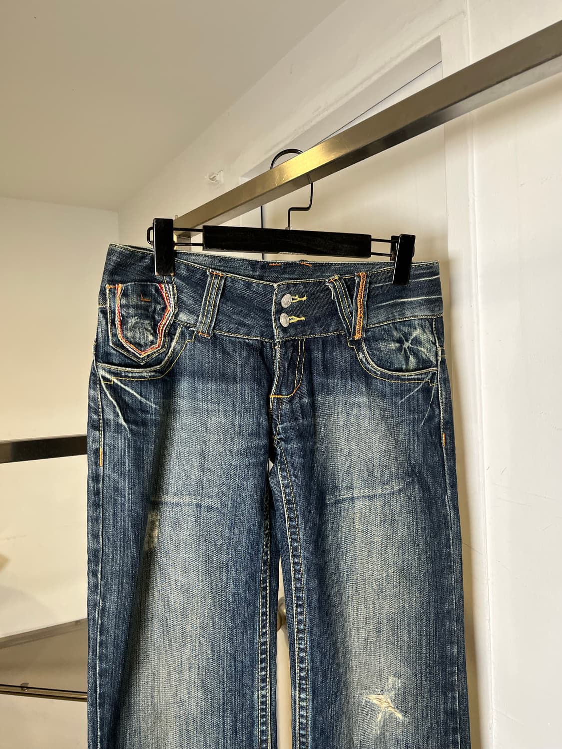 Wide Boots Cut Denim Pants 상품이미지7