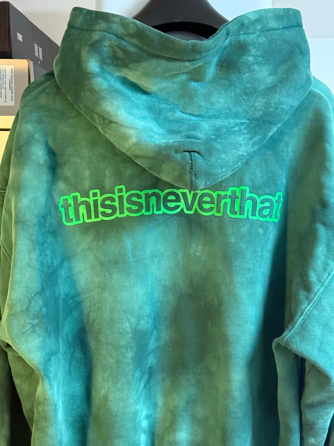 디스이스네버댓 타이다이 워싱 후드티 L 상품이미지1