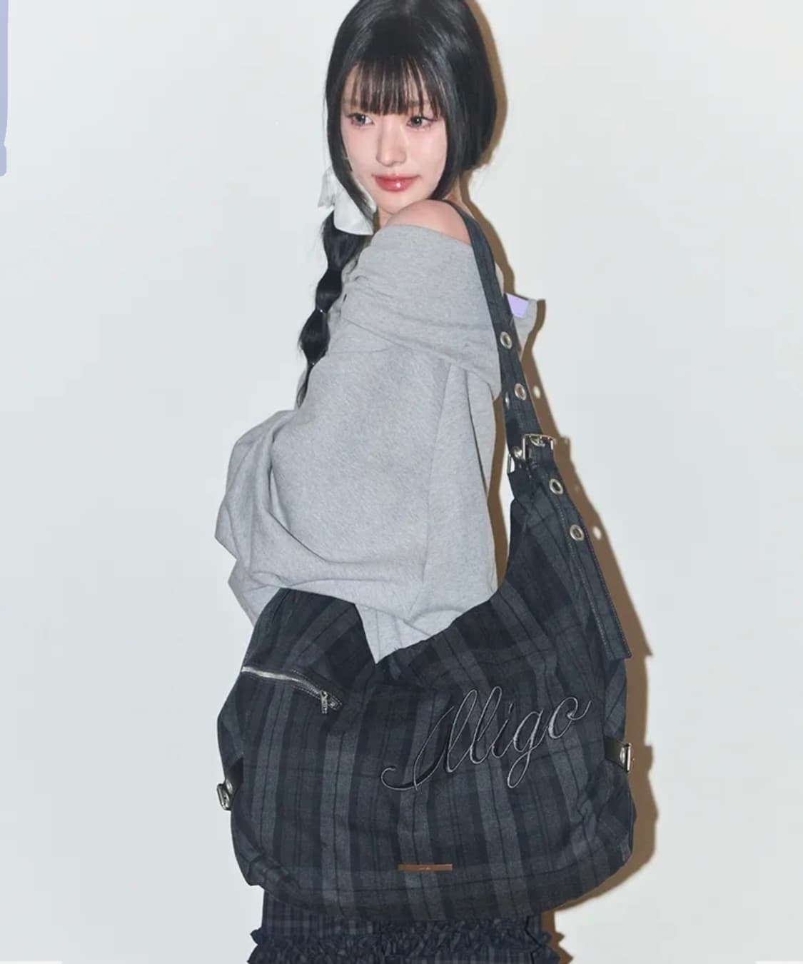 일리고 레터 빅 숄더백 상품이미지1