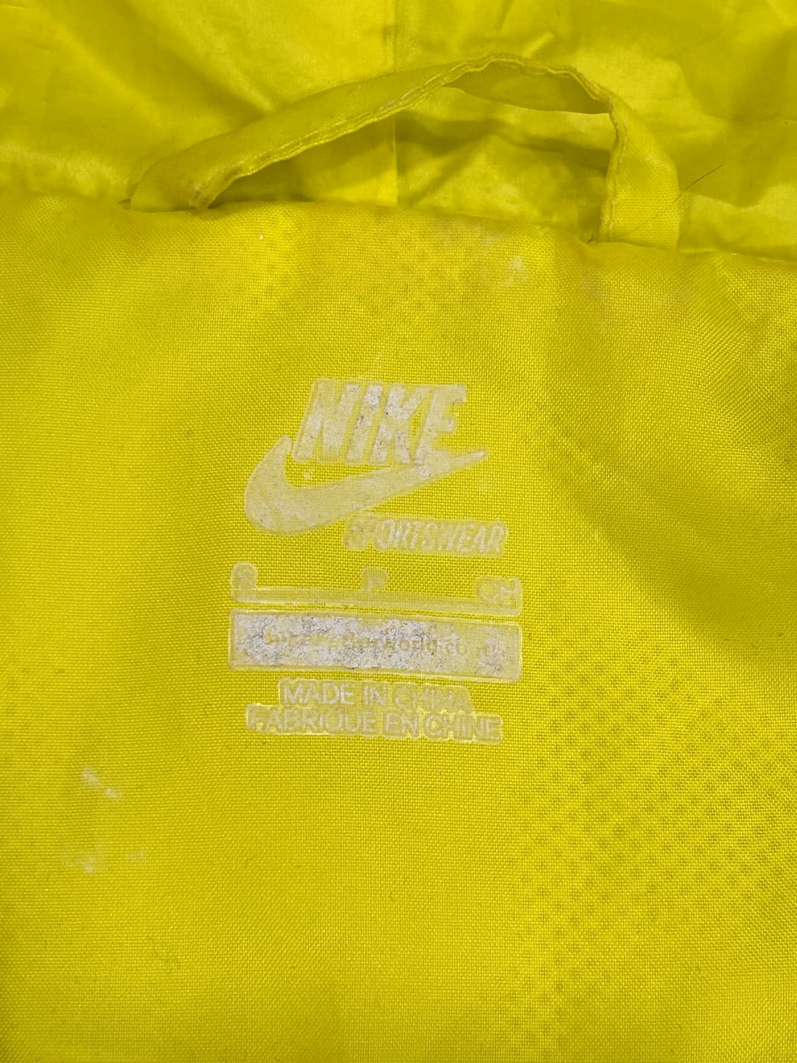 나이키 후드 바람막이 윈드러너 여성 S 옐로우퍼플 상품이미지5