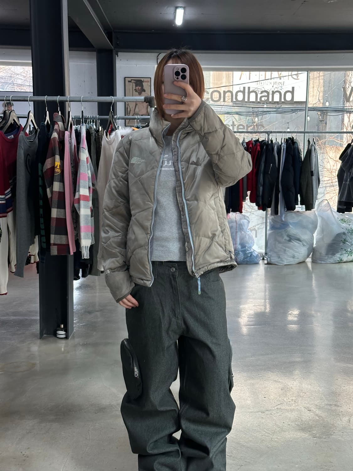 노스페이스 퀼티드 550 구스다운 패딩 자켓 상품이미지4