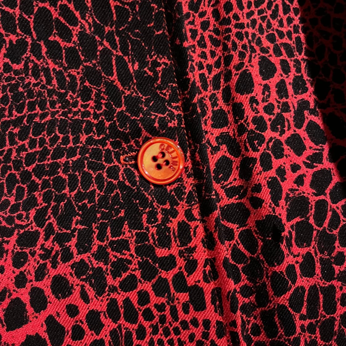 셀린느 레오파드 셔츠 원피스 상품이미지6