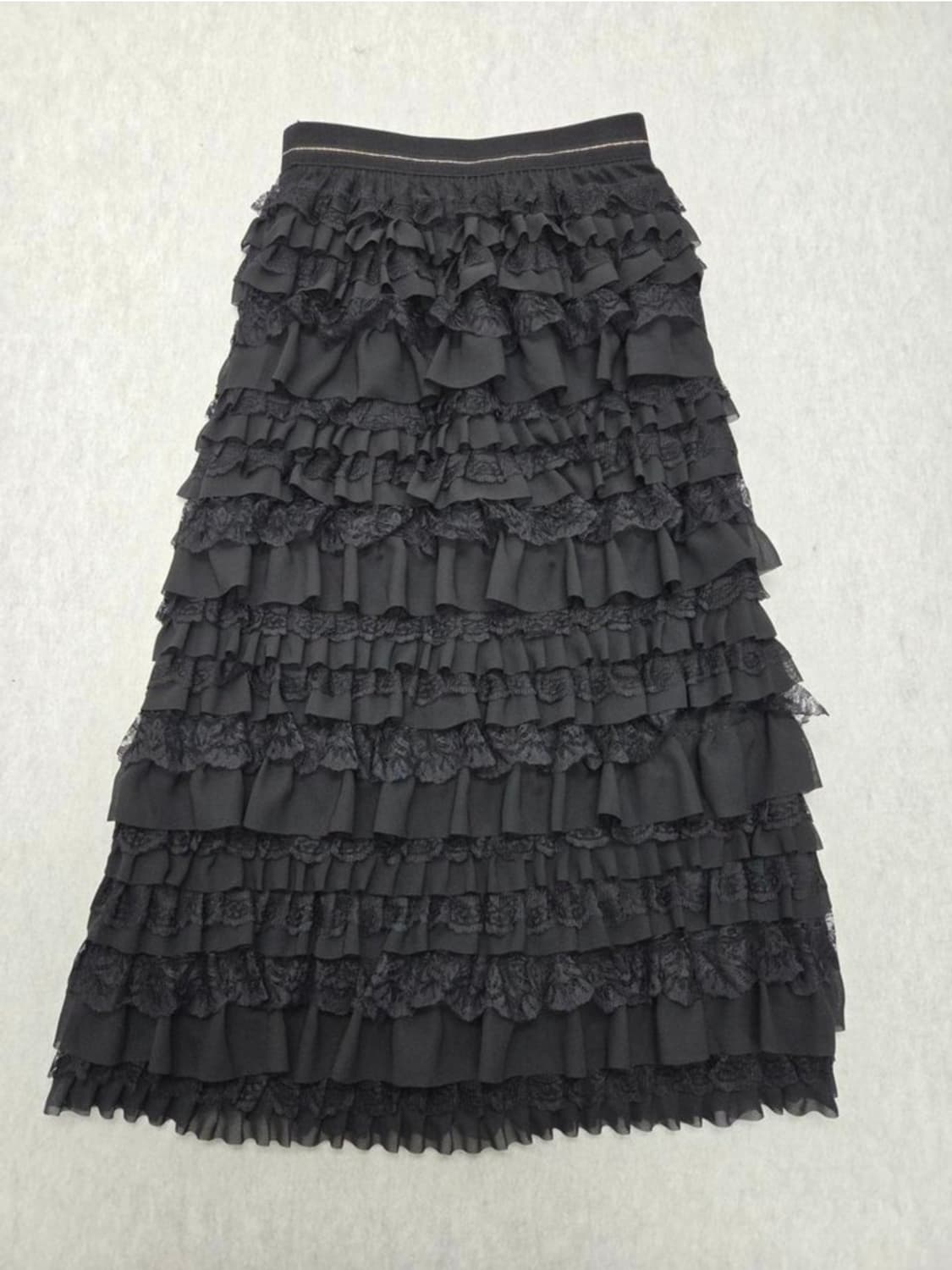 여성 73 잇미샤 레이스 스커트 치마 상품이미지5