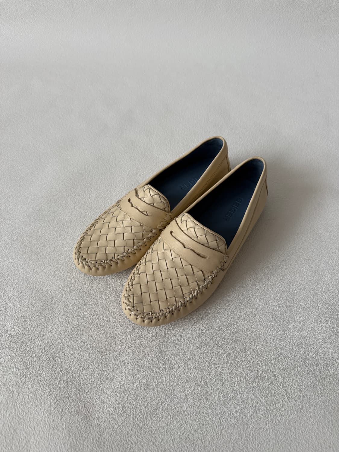 [UK6.5]가이거(GEIGER) 레더 위밍 로퍼(거의 새상품) 상품이미지4