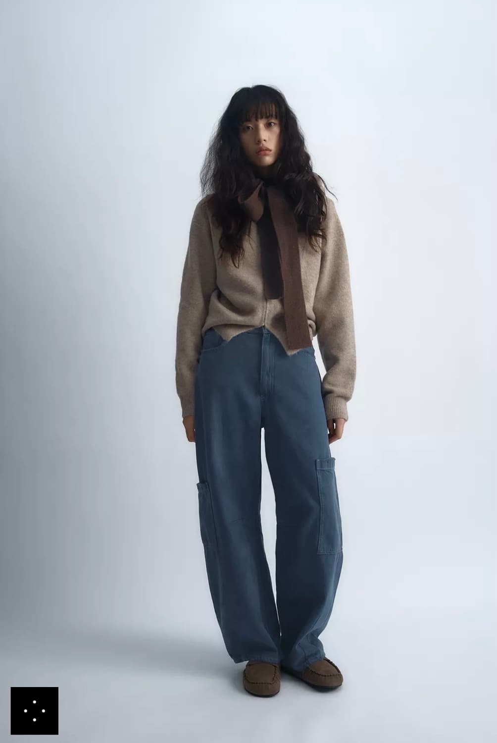 <새상품>자라 TRF 배기 벌룬 포켓 진 바지 36사이즈 상품이미지1