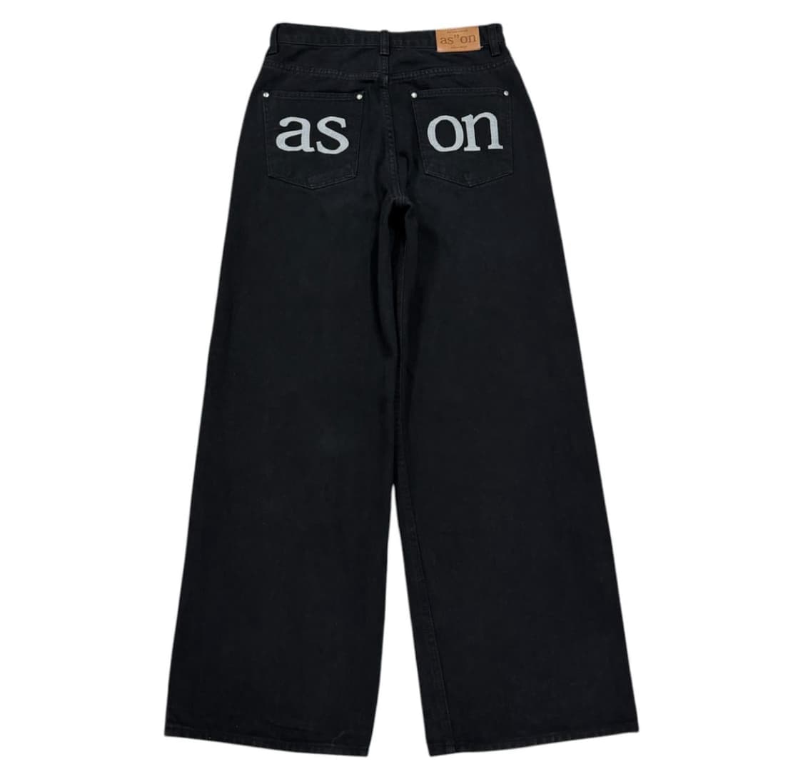 애즈온 스머그 팬츠 블랙 s 상품이미지1