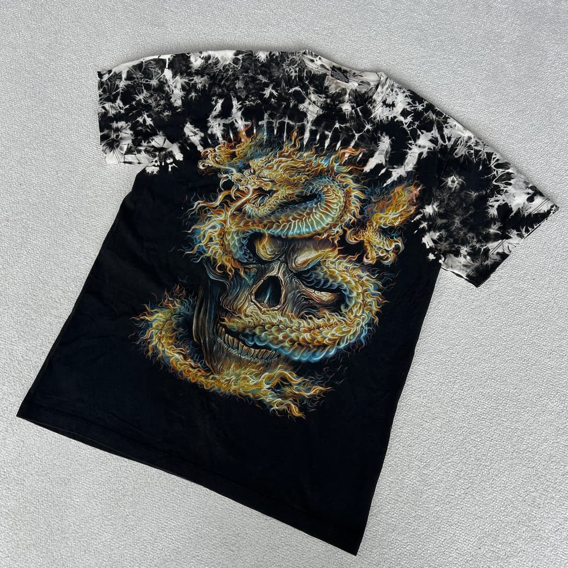 Vtg y2k 해골용 프린팅 반팔 95 상품이미지1