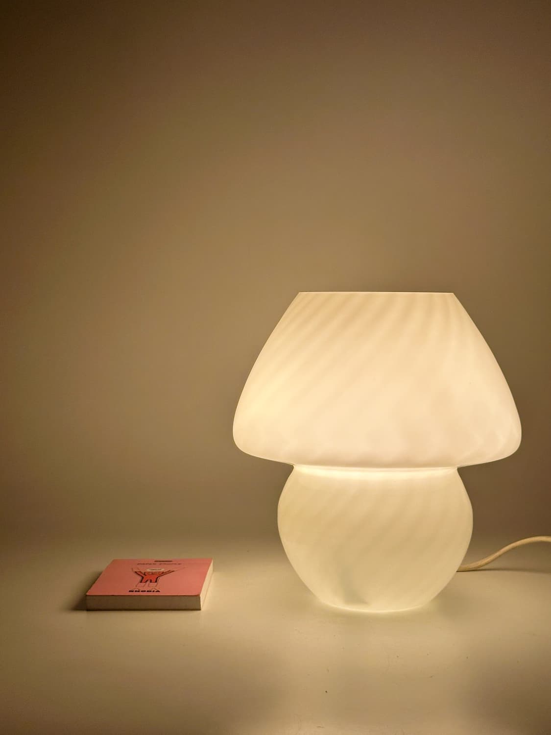 80‘s 독일 빈티지 글래스 오팔 조명 테이블 레트로 앤틱 미드센츄리  상품이미지6