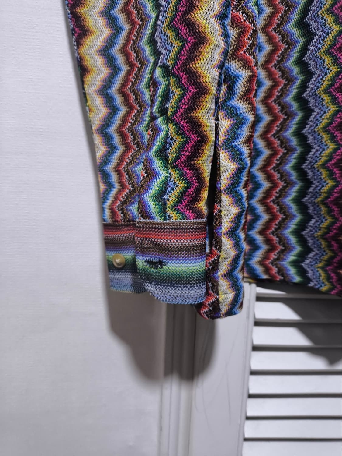 xl 스페이드 지그재그 패턴 셔츠 상품이미지3