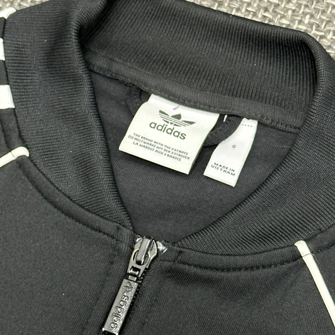 아디다스 신형 빈티지 슈퍼스타 블랙 져지 S 상품이미지7