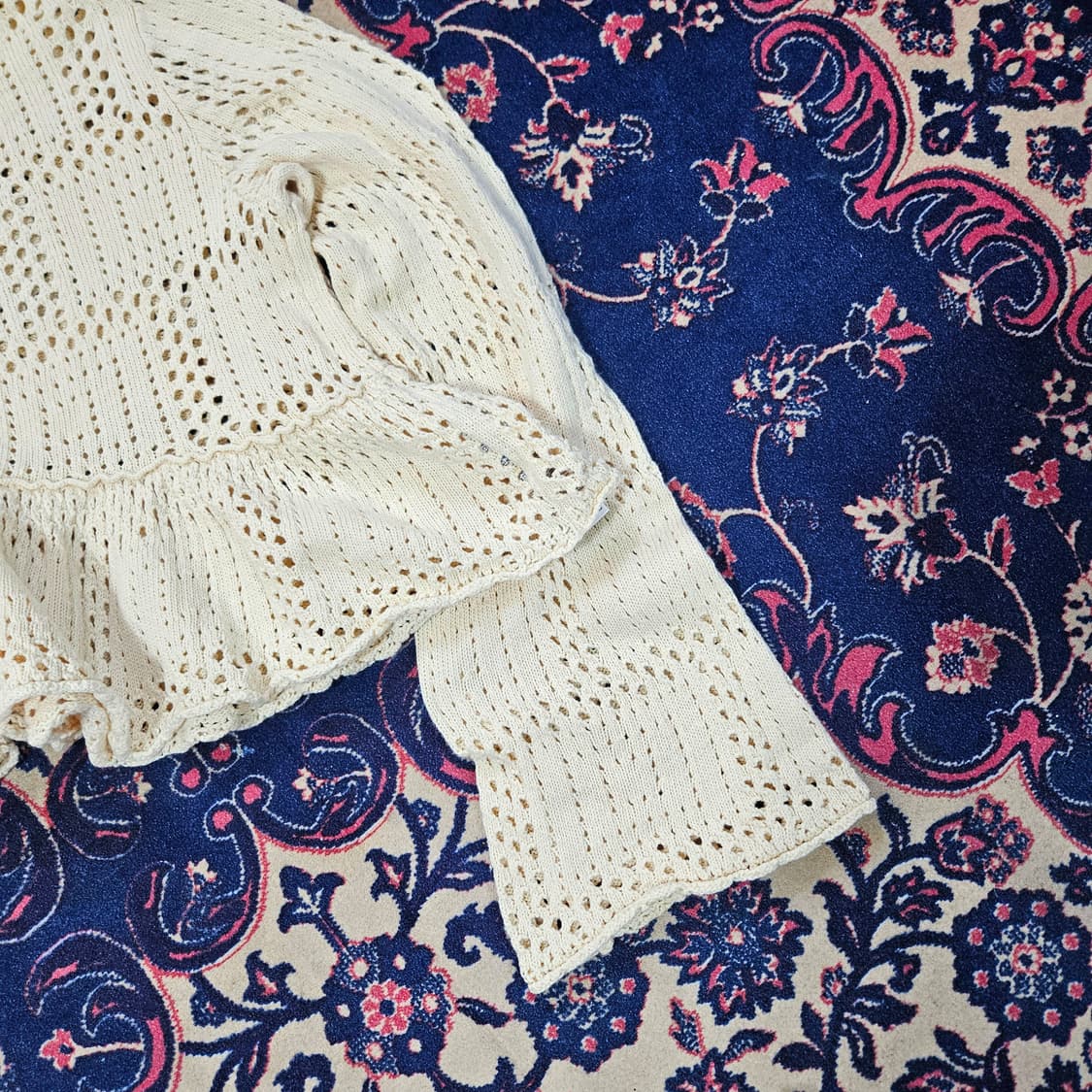 자라(ZARA) 크로셰 니트탑
M size
 상품이미지4